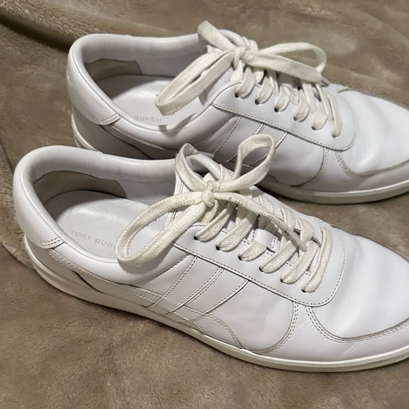 Tory Burch White Womens Sneakers - Picture 3 of 7